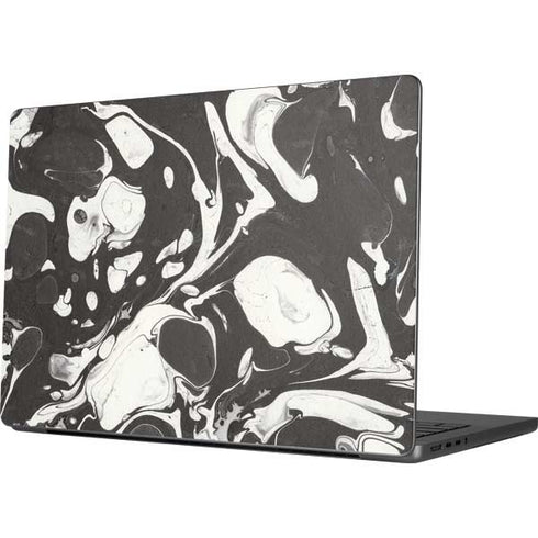 Marbleized Black Apple MacBook Pro 14-inch Skin