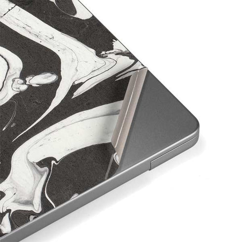 Marbleized Black Apple MacBook Pro 14-inch Skin