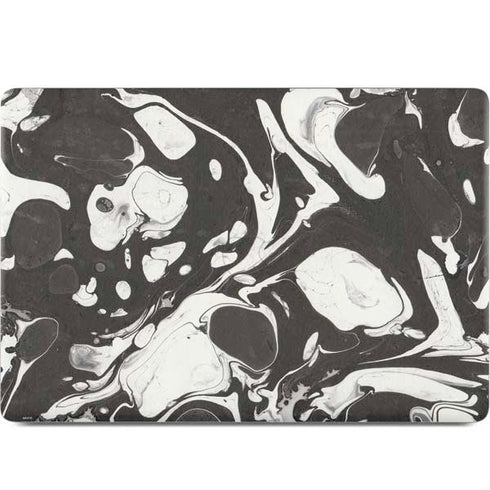 Marbleized Black MacBook Skins
