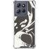 Marbleized Black Moto G 5G (2025) Clear Case