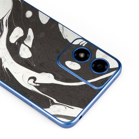 Marbleized Black Moto G Play 4G (2024) Skin