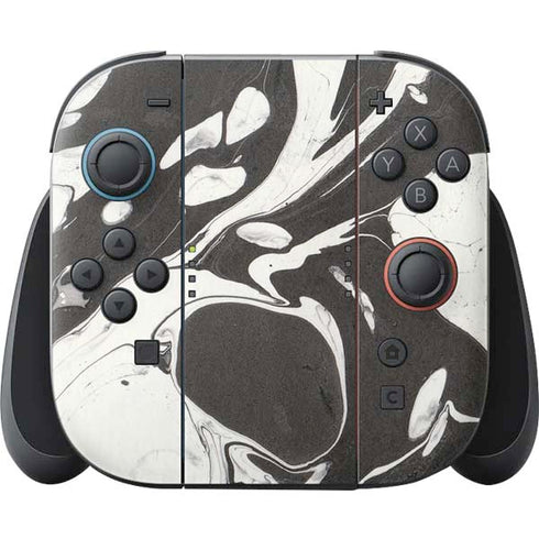 Marbleized Black Nintendo Skins