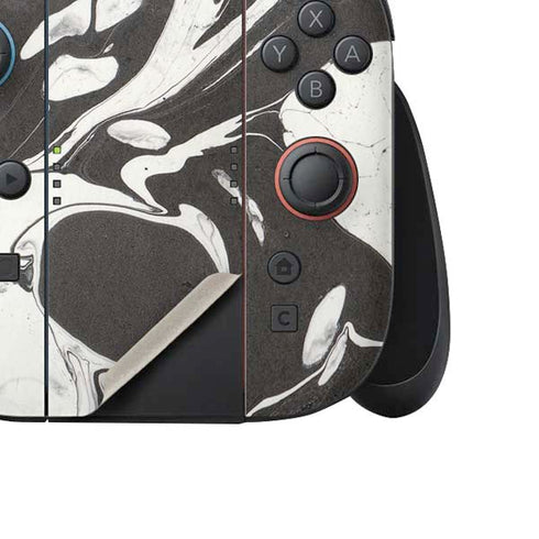 Marbleized Black Nintendo Switch 2 (2025) Joy-Con Controller Skin