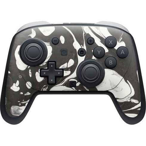 Marbleized Black Nintendo Skins