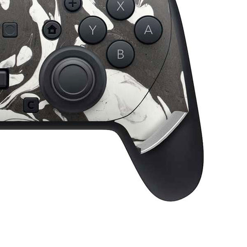 Marbleized Black Nintendo Switch 2 (2025) Pro Controller Skin