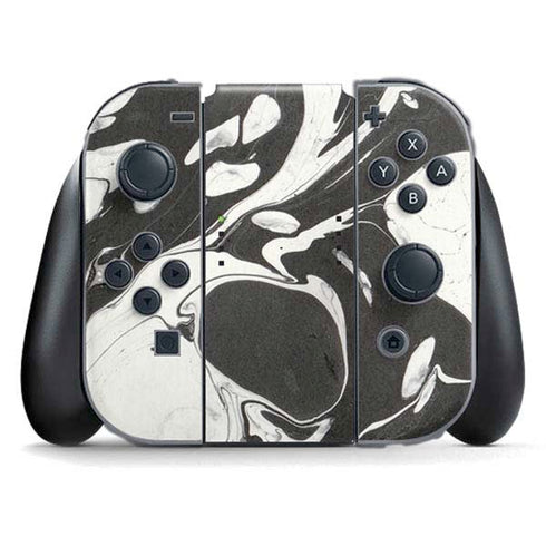 Marbleized Black Nintendo Skins