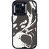 Marbleized Black Otterbox Defender iPhone Skin