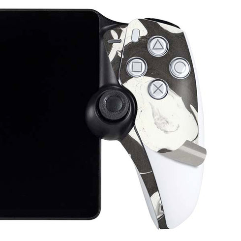 Marbleized Black PlayStation Portal Remote Player Skin