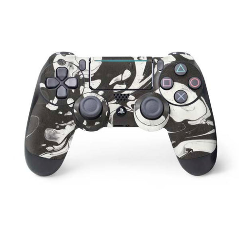 Marbleized Black PlayStation PS4 Skins