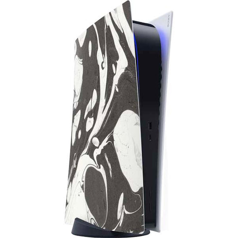 Marbleized Black PlayStation PS5 Skins
