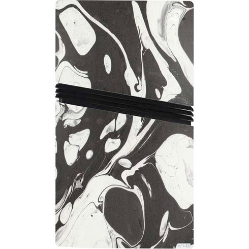 Marbleized Black PS5 Pro Console Skin