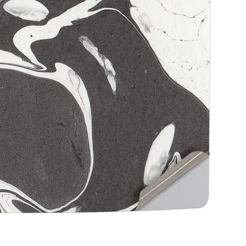 Marbleized Black PS5 Pro Disk Console Skin