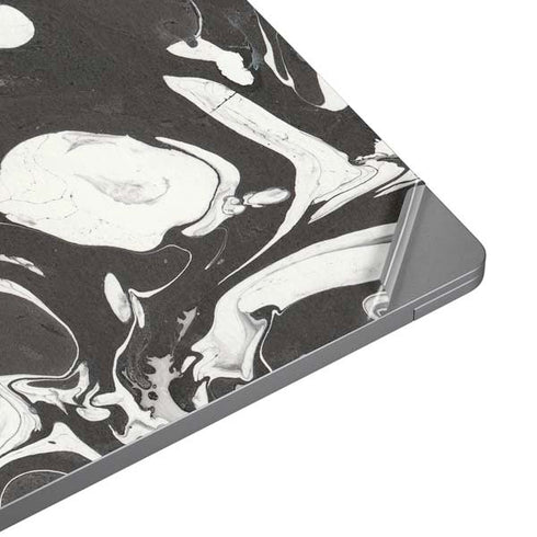 Marbleized Black Laptop Skins