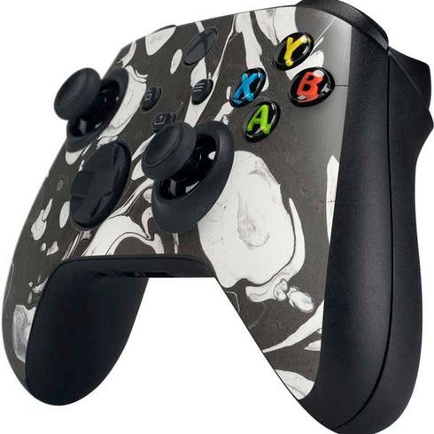 Marbleized Black Xbox Series X Controller Skin