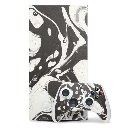 Marbleized Black Xbox Series X Skins