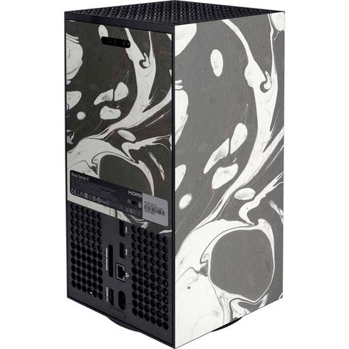 Marbleized Black XBox Series X Digital Edition Console Skin