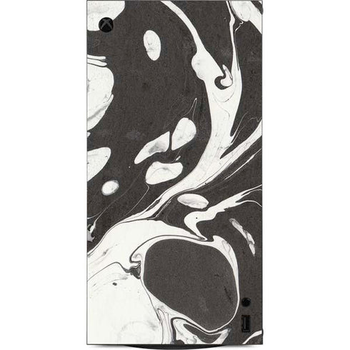 Marbleized Black XBox Series X Digital Edition Console Skin