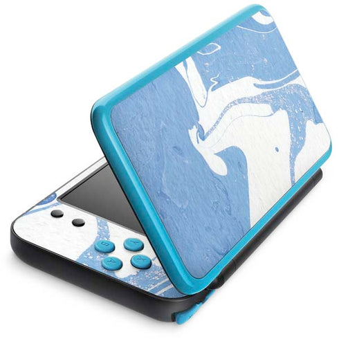 Marbleized Blue Nintendo Skins
