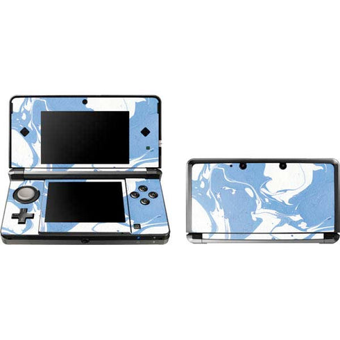 Marbleized Blue Nintendo Skins