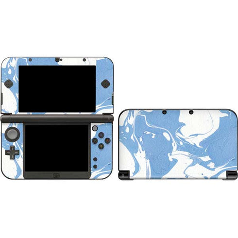 Marbleized Blue Nintendo Skins