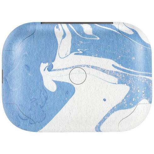 Marbleized Blue Amazon Echo Buds Skin