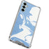 Marbleized Blue Gabb Phone 4 Clear Case