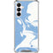 Marbleized Blue Galaxy A16 5G Clear Case