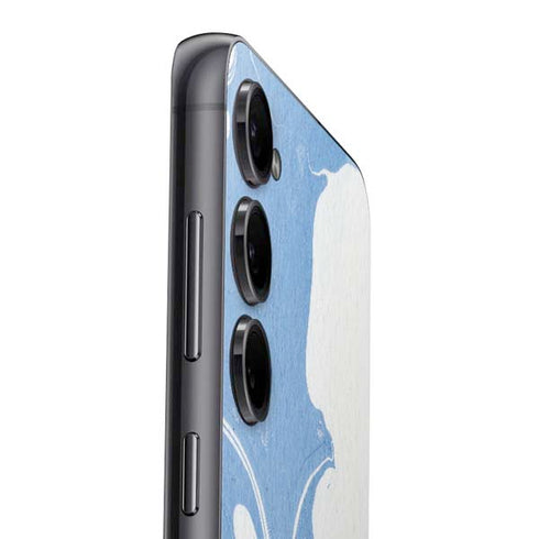 Marbleized Blue Galaxy A16 5G Skin