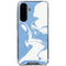 Marbleized Blue Galaxy A36 5G Clear Case