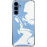Marbleized Blue Galaxy A55 5G Clear Case
