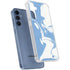 Marbleized Blue Galaxy A55 5G Clear Case