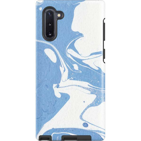 Marbleized Blue Galaxy Cases