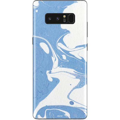 Marbleized Blue Galaxy Note 8 Skin