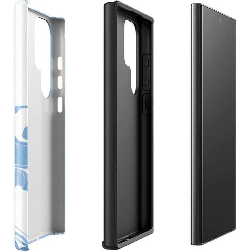Marbleized Blue Galaxy S23 Ultra Pro Case