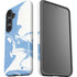 Marbleized Blue Galaxy S25 Plus Impact Case