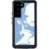 Marbleized Blue Galaxy S24 Plus Waterproof Case
