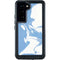 Marbleized Blue Galaxy S24 Waterproof Case