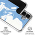 Marbleized Blue Galaxy S26 Clear Case