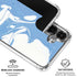 Marbleized Blue Galaxy S26 Plus Clear Case