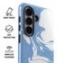 Marbleized Blue Galaxy S26 Plus Impact Case
