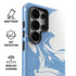 Marbleized Blue Galaxy S26 Ultra Impact Case