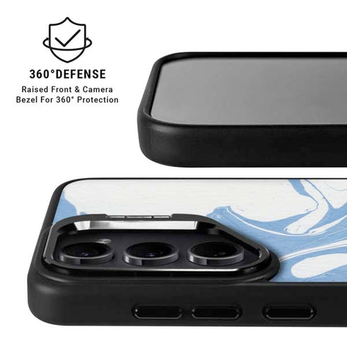 Marbleized Blue Galaxy S26 Ultra Kickstand Case