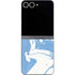 Marbleized Blue Galaxy Z Flip6 Skin