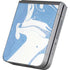 Marbleized Blue Galaxy Z Flip6 Skin