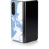 Marbleized Blue Galaxy Z Fold5 5G Skin
