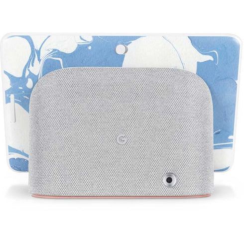 Marbleized Blue Google Home Hub Skin