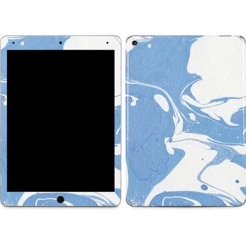 Marbleized Blue iPad Skins