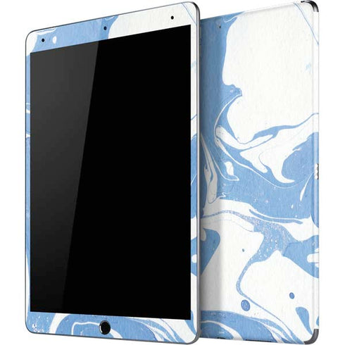 Marbleized Blue iPad Skins