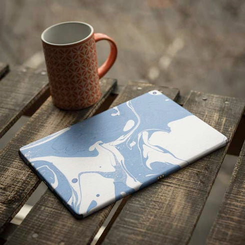Marbleized Blue iPad Skins