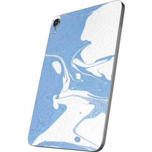 Marbleized Blue Apple iPad Mini Skin